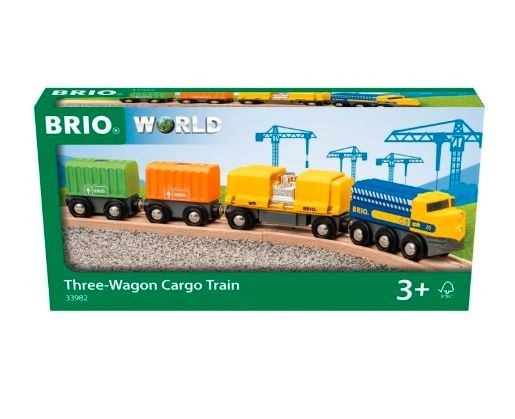 Brio nákladní vlak se třemi vagóny