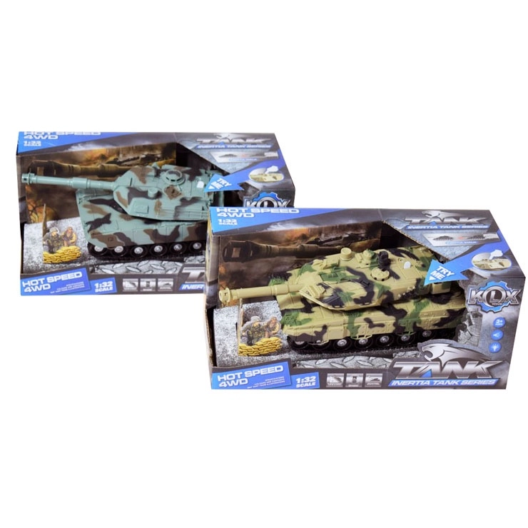 tank na zotrvačník se světlem a zvukem