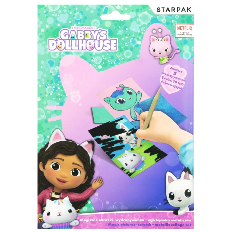 Škrabací set Gabby's House