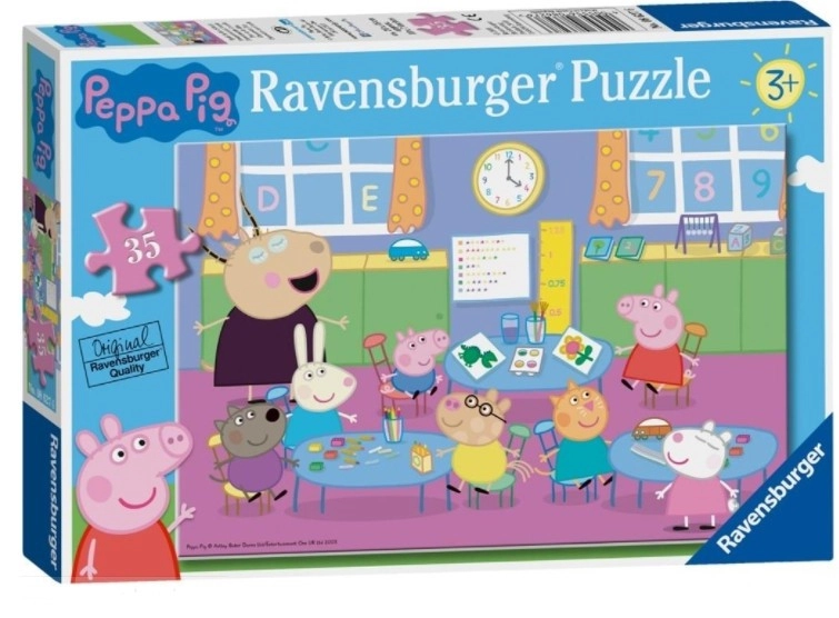 Ravensburger Prasátko Peppa a celá třída 35 dílků