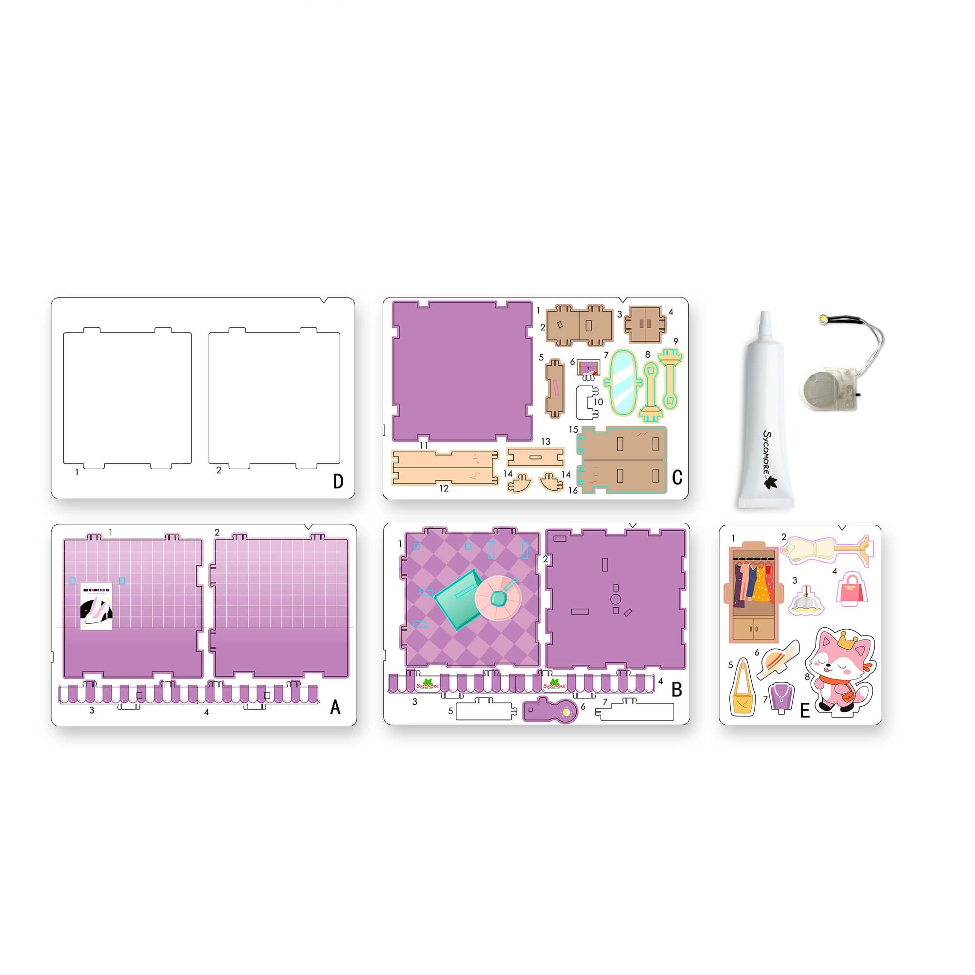 Chibi svět – mini box s liškou