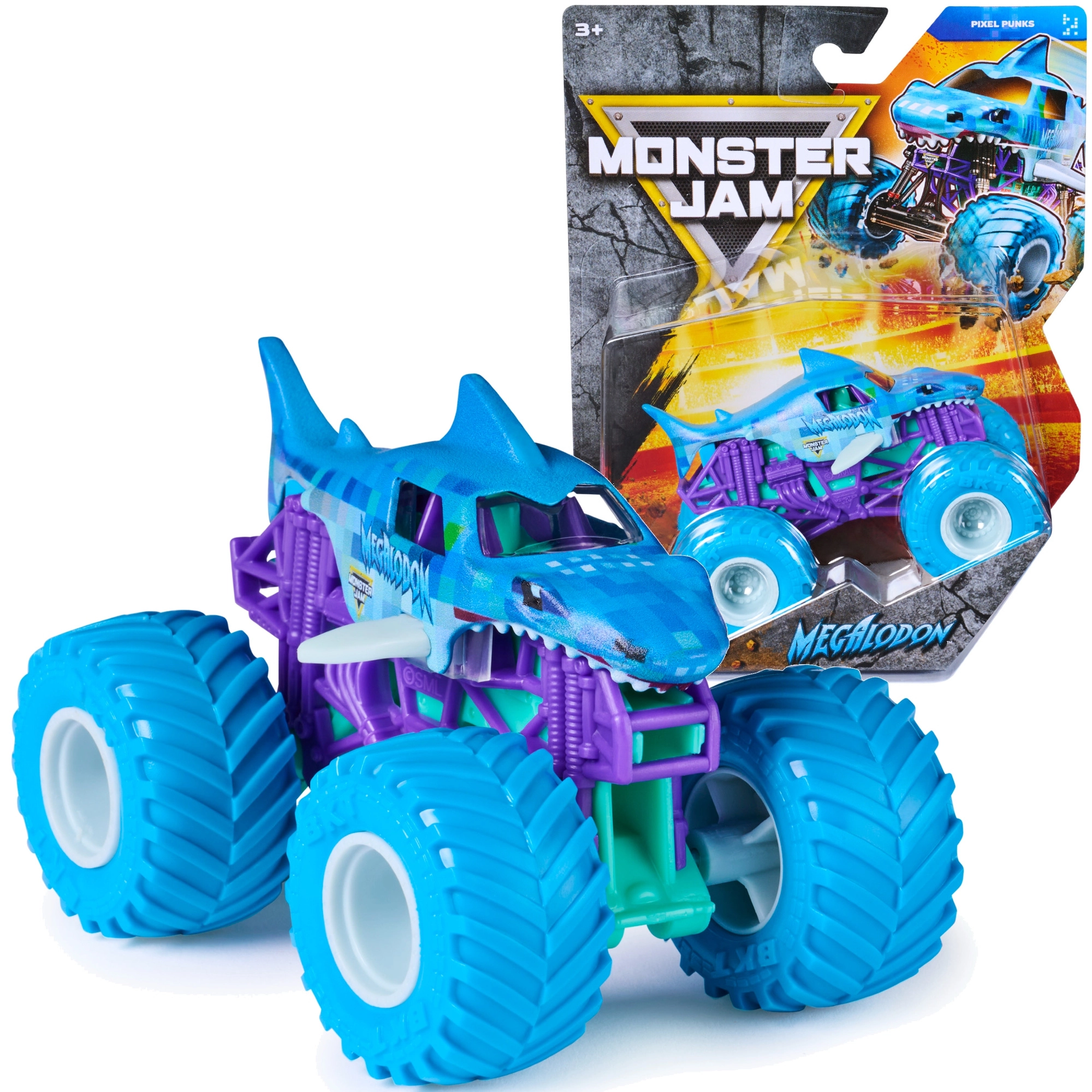 Monster Jam monster truck megalodon 1:64