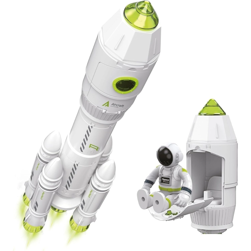 Woopie interaktivní vesmírná raketa se světly, zvuky a efektem kouře