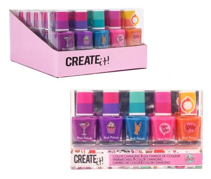 Create It! Lak na nehty měnící barvu