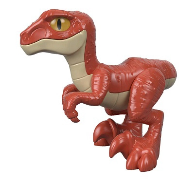 Dinosaurus JURSKÝ SVĚT raptor červený figurka