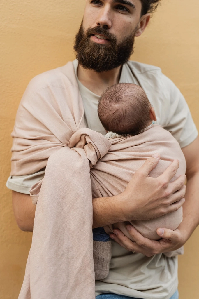 Boba ring wrap šátek na nošení dětí peony