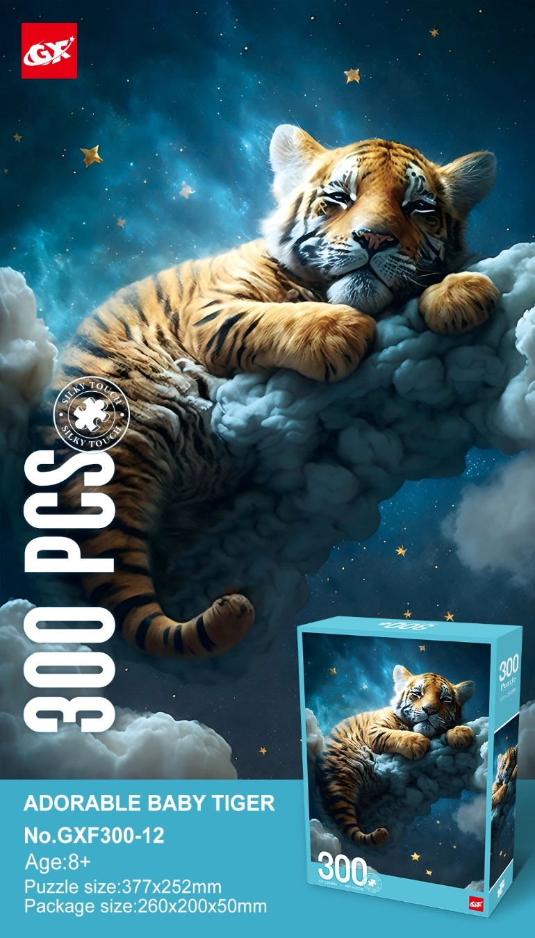 puzzle 300 dílků – tygřík v oblacích