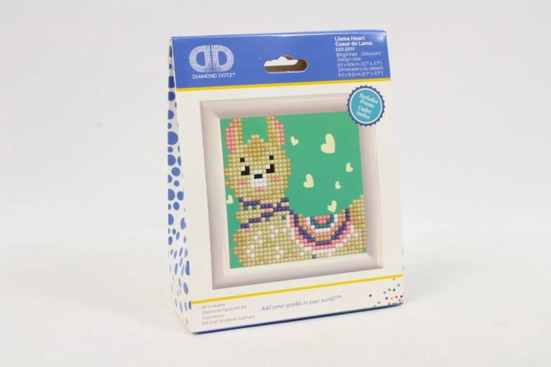 DOTZIES Diamantové malování Lama 12 x 12 cm