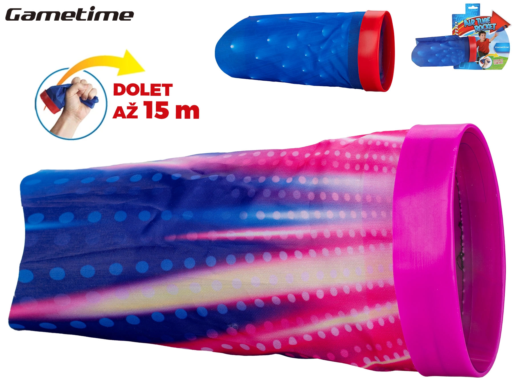 Gametime házecí raketa pro děti 20 cm
