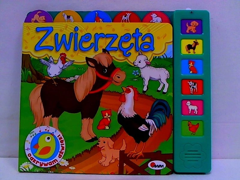 Odkrywam dźwięki: zvířata – zvuková knížka pro nejmenší