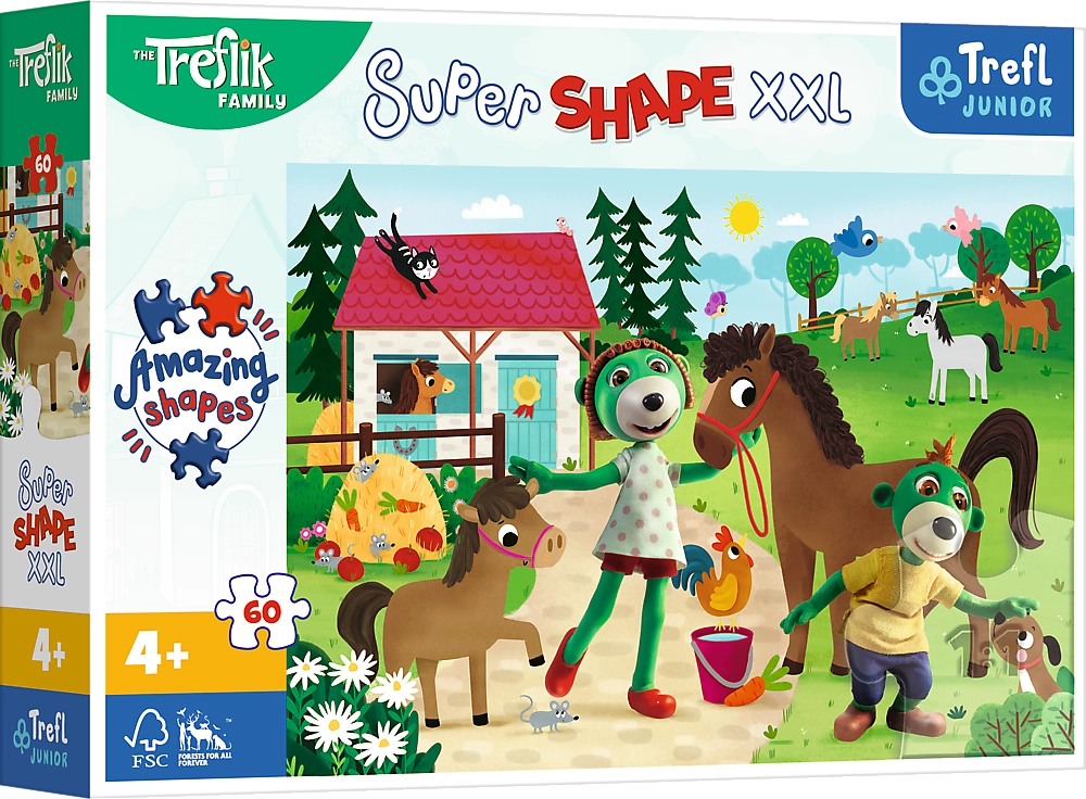 Super Puzzle XXL Treflíci na farmě