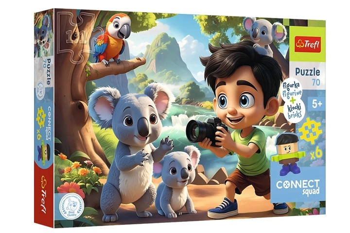 Puzzle Connect Luck 70 dílků