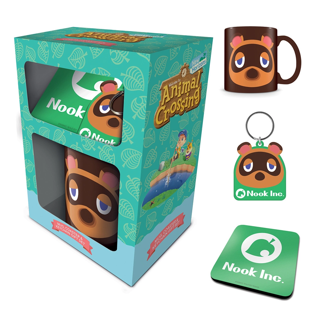 Pyramid International Dárková sada Animal Crossing Tom Nook 310 ml