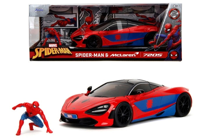 JADA Spider-Man McLaren 1:24 s figurkou