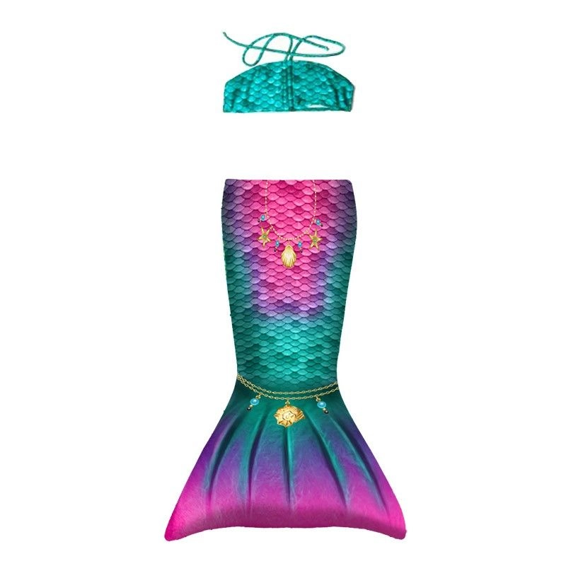 Dětské plavky s motivem mořské panny