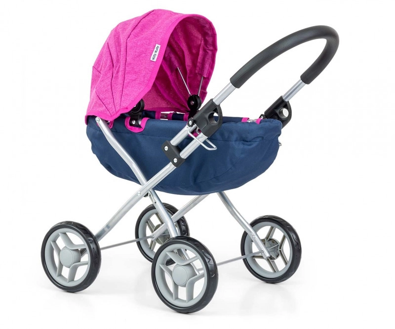 Kočárek pro panenky Milly Mally Dori Prestige Navy