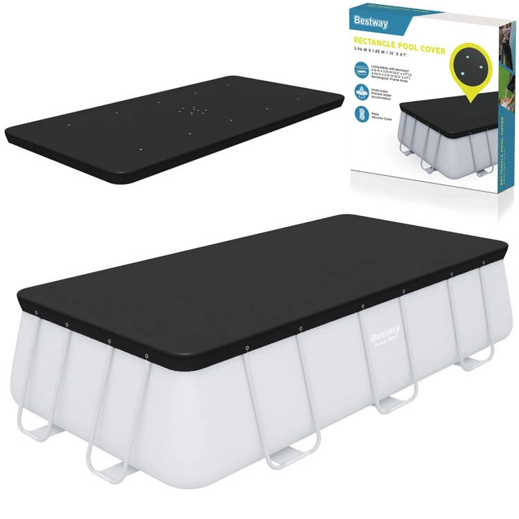 Levně Bestway krycí plachta na bazén Power Steel 4,12 x 2,01 x 1,22 m 58232A