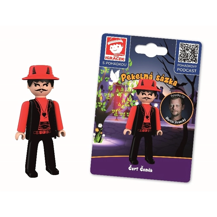 Igráček s pohádkou Pekelná sázka - Čert Čeněk EFKO – karton, s.r.o.