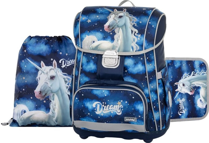Levně Oxybag Unicorn 3-dílný