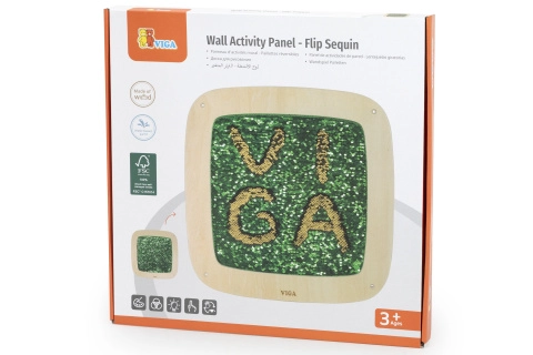 Dřevěná nástěnná hra s flitry