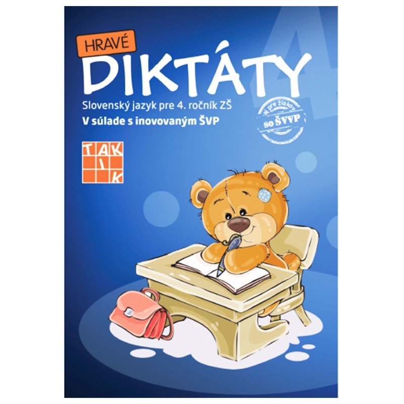 Hravé diktáty 4 – cvičebnice slovenské gramatiky pro 4. ročník