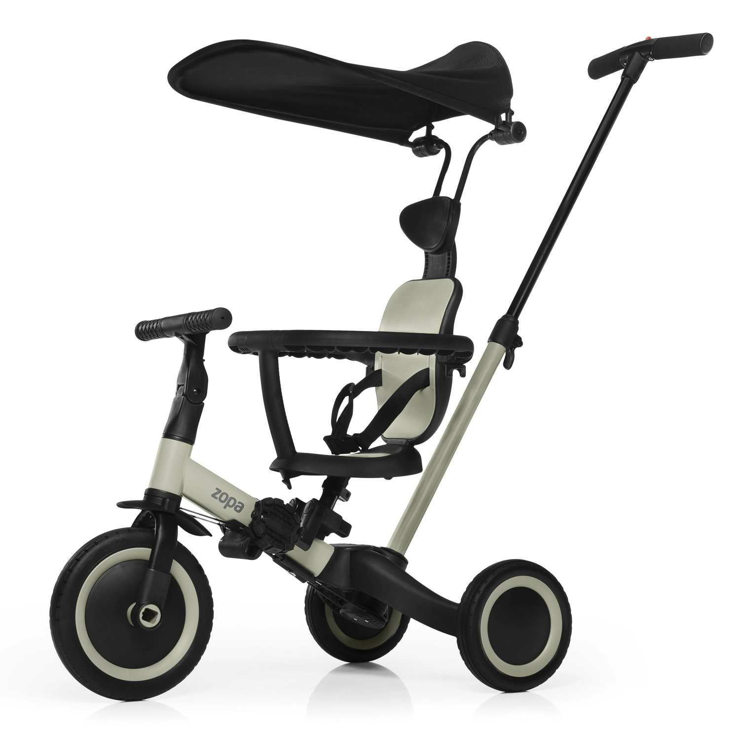 tříkolka 6v1 s vodicí tyčí Zopa Razor Pro – Boss Grey