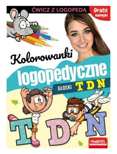 Logopedická omalovánka hlásky T D N