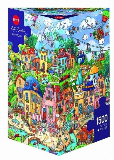 Heye Veselé městečko Triangular 1500 dílků