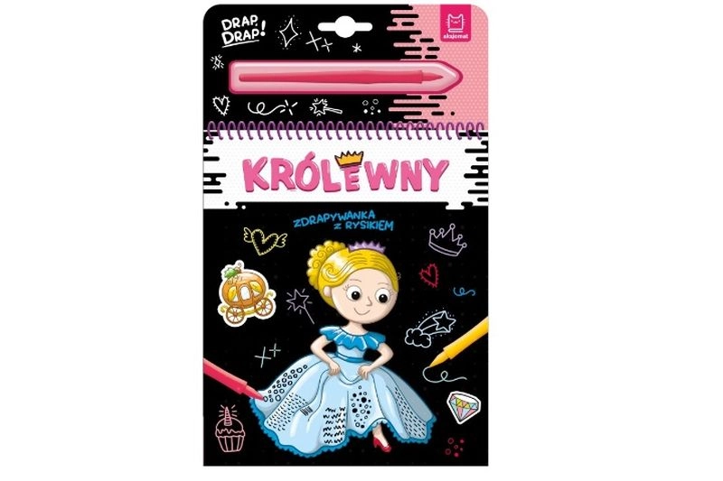 Zdrapávací knížka s rydlem Královny