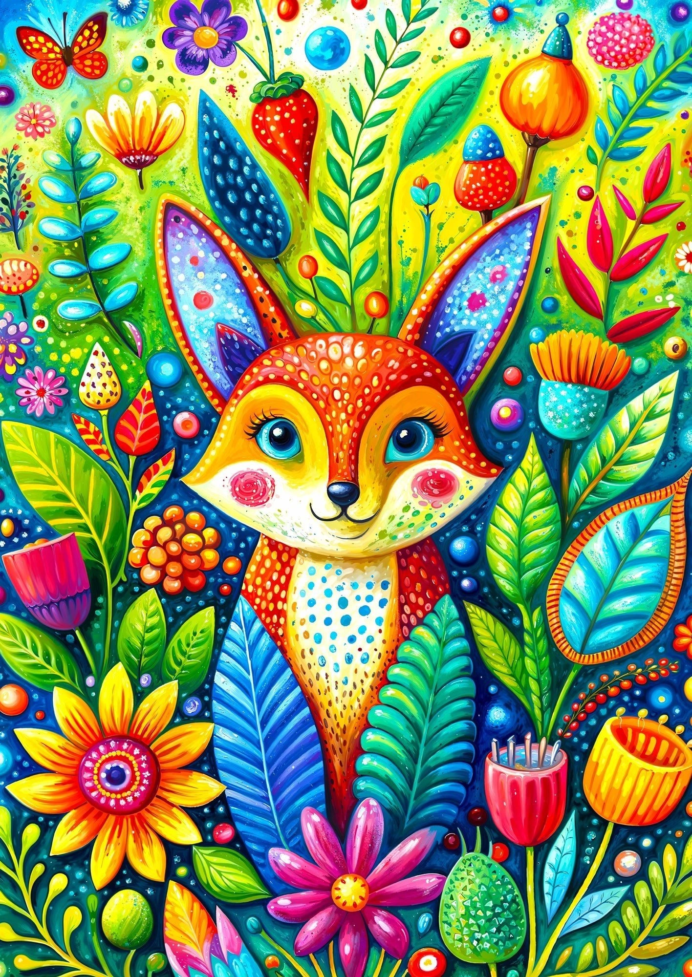 Puzzle Enjoy Zahradní návštěvník 1000 dílků