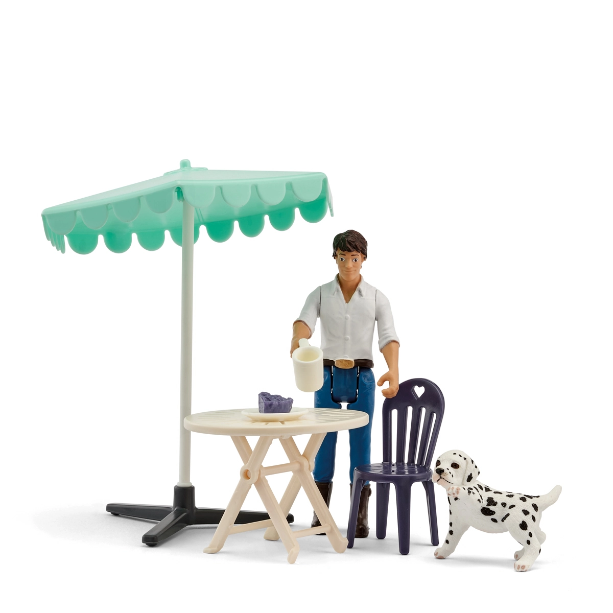 Schleich pocket set posezení u kávy