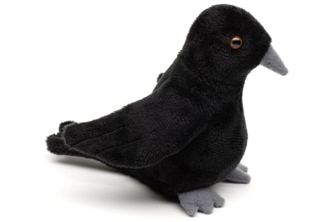 Plyšový havran 12 cm eco friendly