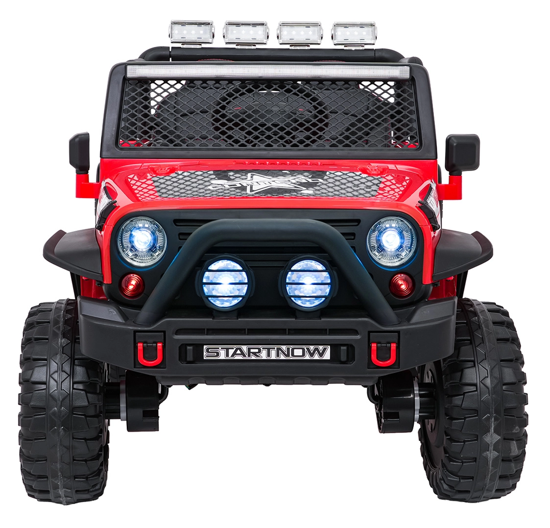 Elektrické dětské auto jeep BEAST 4x4 červené