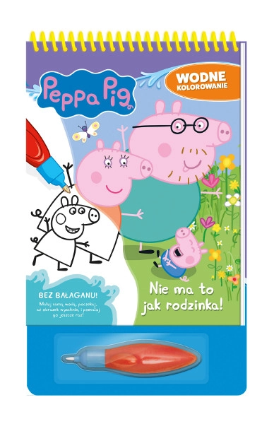 Levně Prasátko Peppa – Vodové omalovánky 13: Nejlepší je rodinka