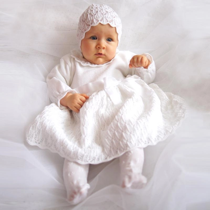 Eko souprava ke křtu pro dívku, velikost 74