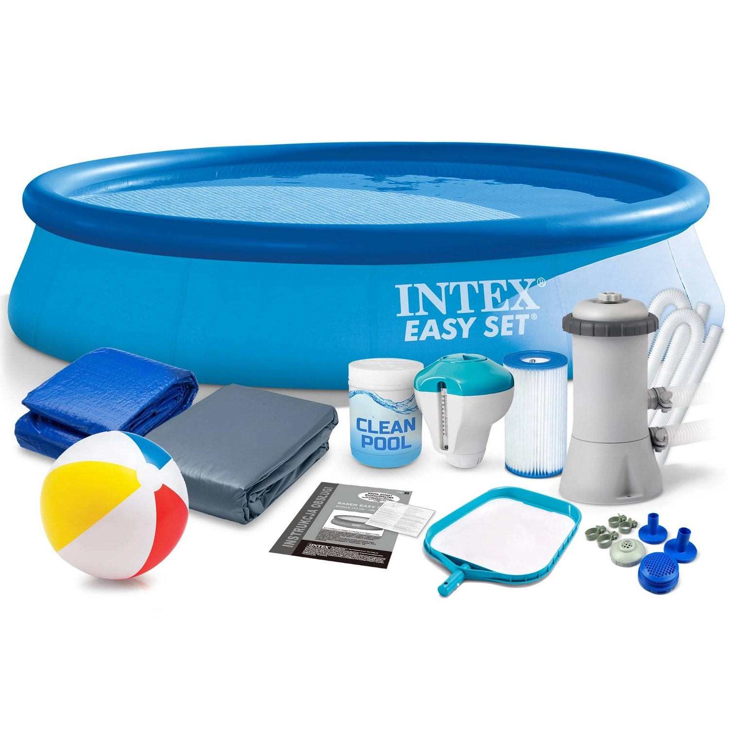 Zahradní samonosný bazén 366 × 76 cm set INTEX