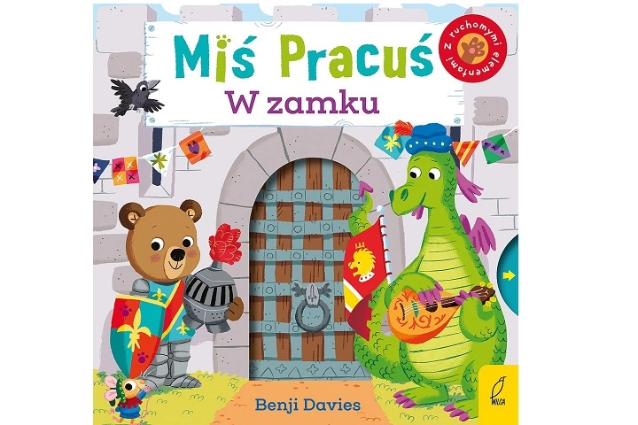 Miś pracuś na zámku – interaktivní kartonová knížka s pohyblivými prvky