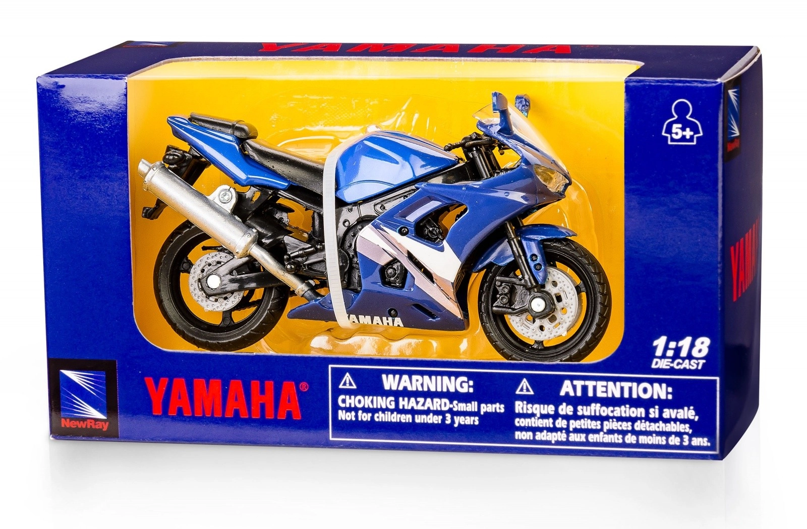 Kovový model motocyklu YAMAHA YZF‑R6 1:18