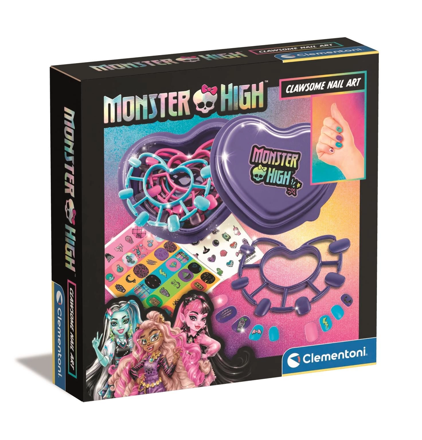 Monster High sada na zdobení nehtů