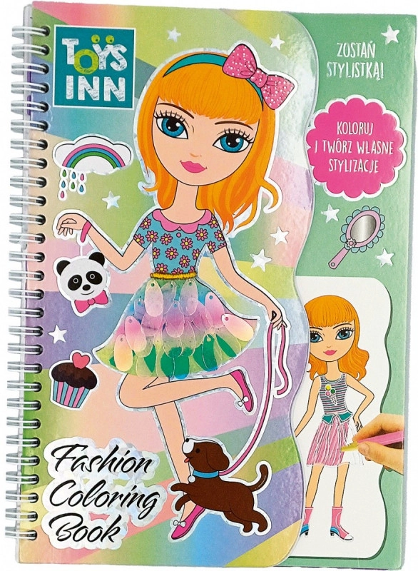 Fashion Coloring Book kreativní módní omalovánky TOYSINN