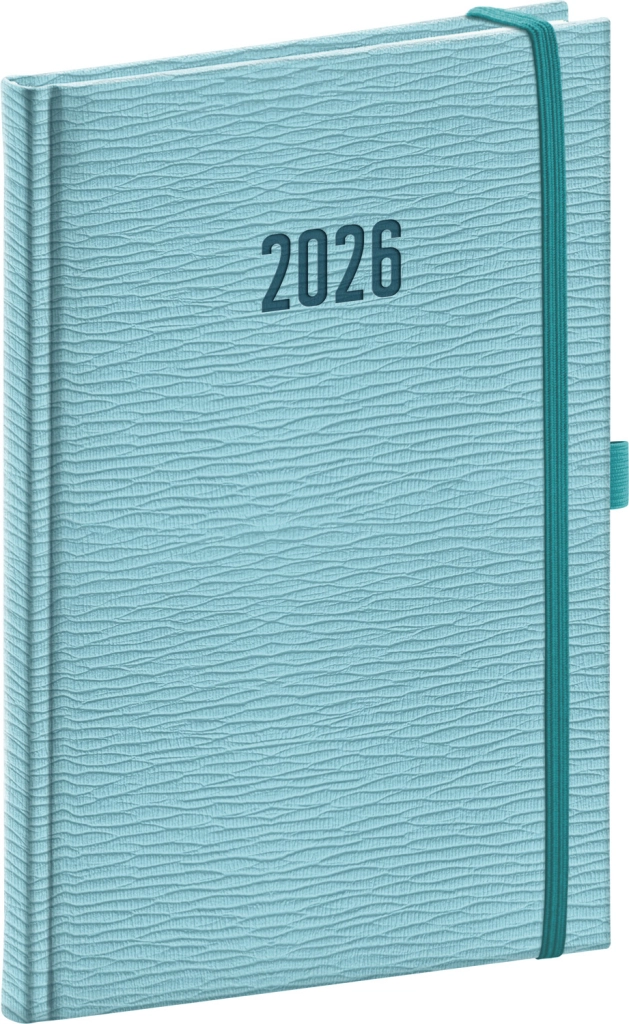 Presco Rivoli 2026 - týdenní diář A5 - světle modrý