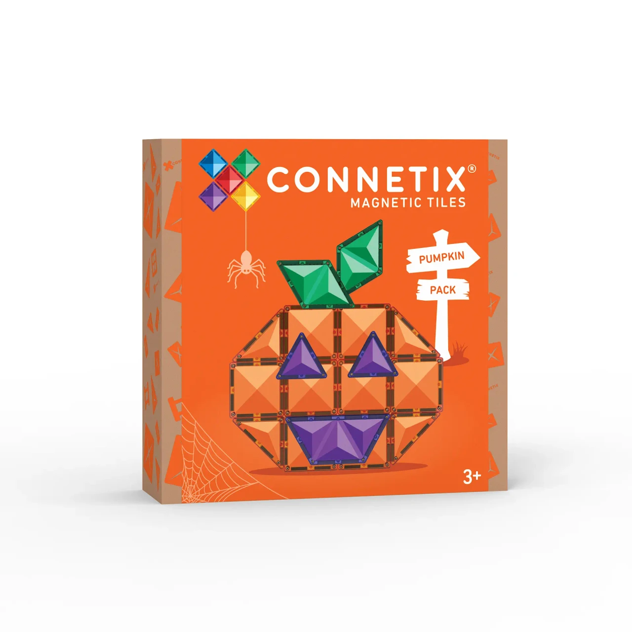 CONNETIX sada magnetických dílků Halloween Pumpkin - 17 dílků