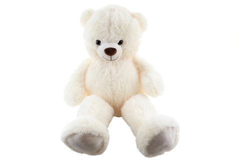 plyšový medvěd bílý 90 cm