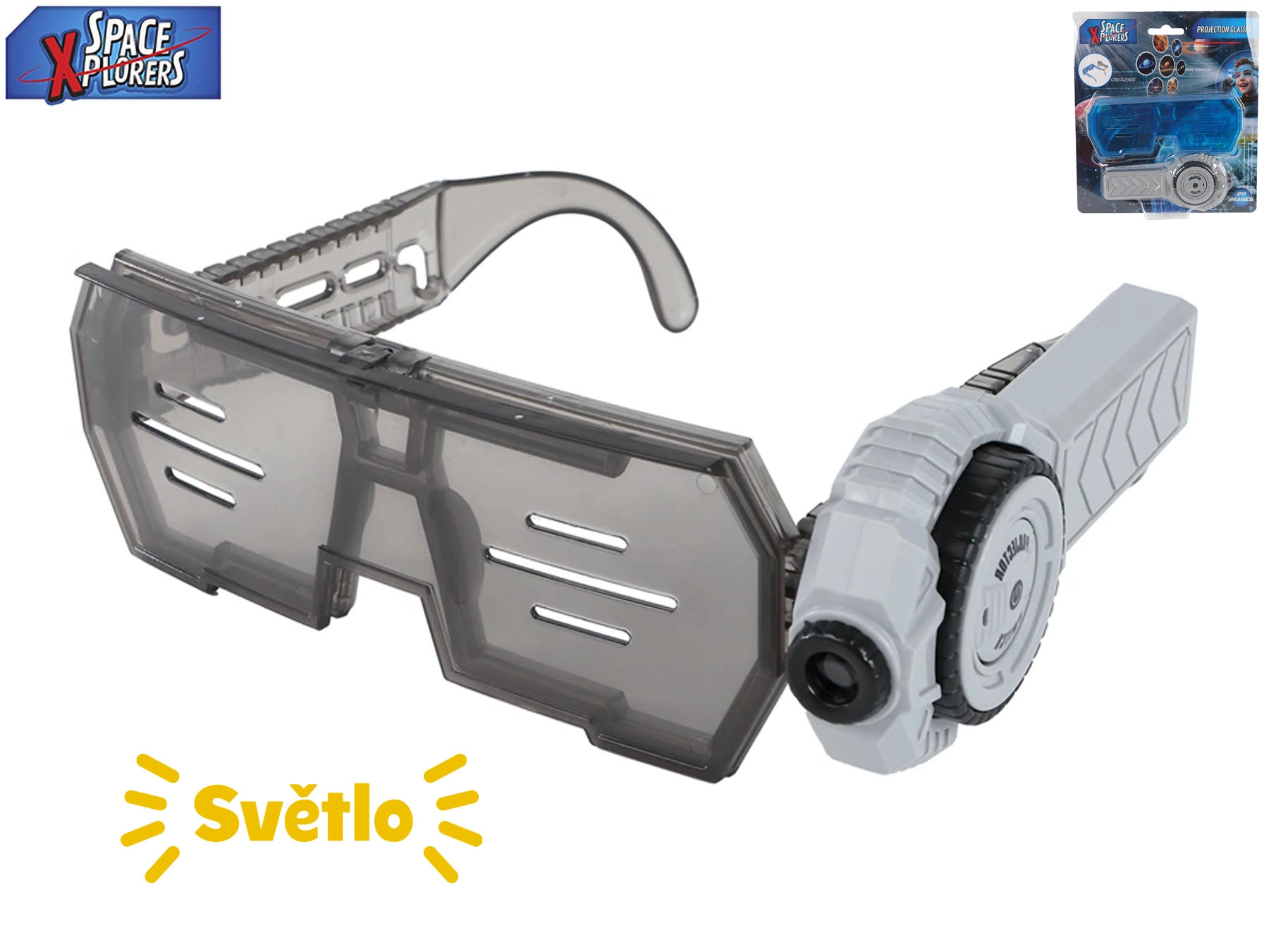 Dětské vesmírné brýle s projektorovou svítilnou Space Explorers