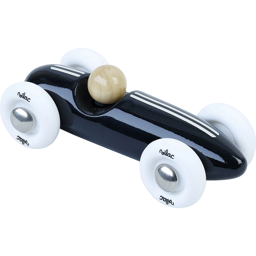 Levně Vilac Dřevěné auto mini Grand prix vintage černé