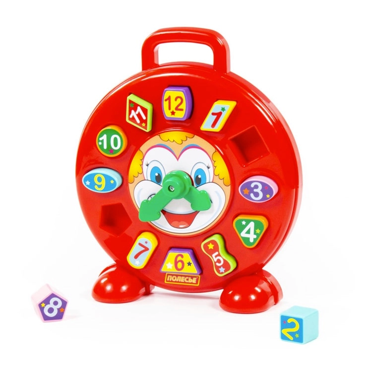 dětské hodiny klaun vkládačka