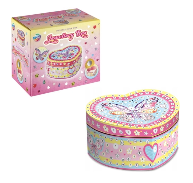 Sada na výrobu šperkovnice – motýl/jednorožec