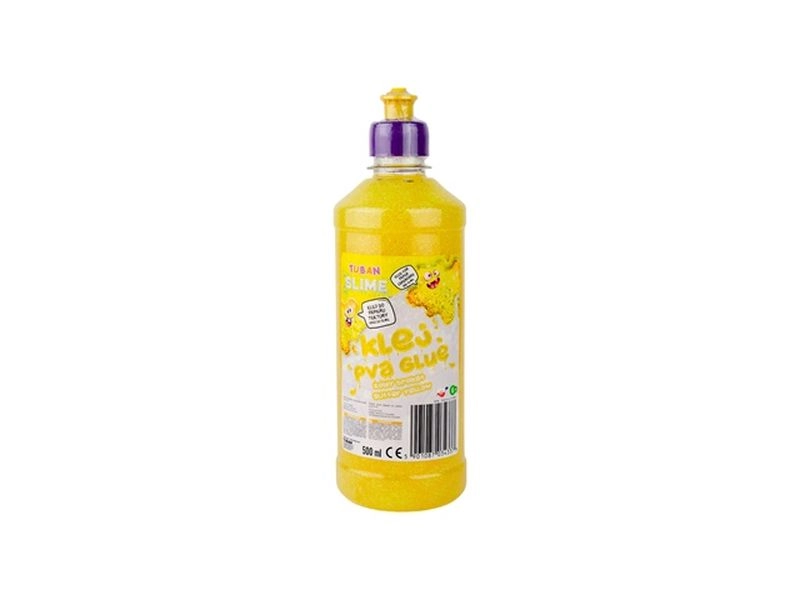 Tuban třpytivé lepidlo PVA 500 ml žluté