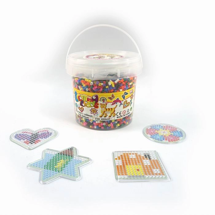 korálky na zažehlování 12 000 ks v kyblíku