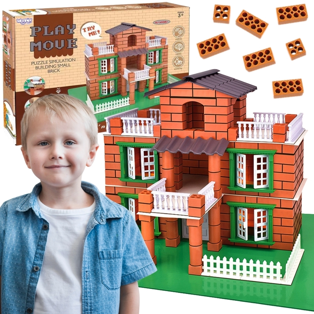 Woopie stavebnice z cihel – vila 357 dílků